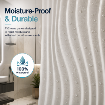 Premium Humidity Resistant Easy Install Geometric Pattern Hotel Hallway Gallery Wall Panels