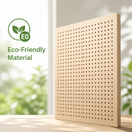 Perforated sound-absorbing board