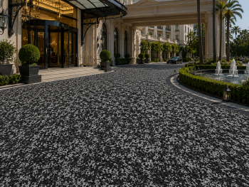 Ink Onyx Antique Granite Cobblestones