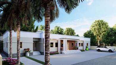 The Semi-Detached Bungalow Villa Design