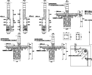 The Simple Villa Structural Construction Drawing Design