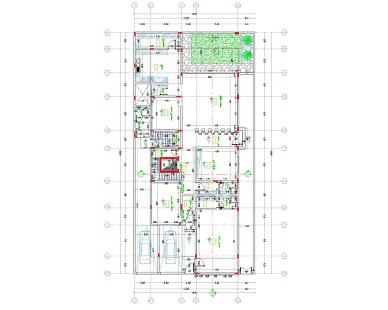 The Modern Villa Architectural Construction Drawing Design