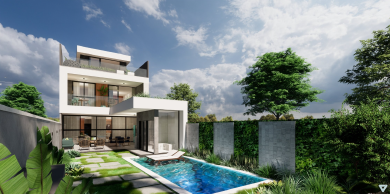 The Modern & Natural Townhouse Design