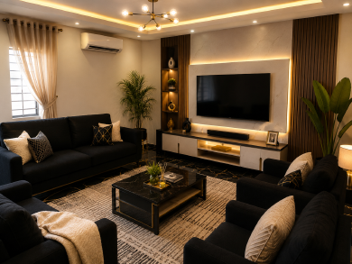 The Elegant Villa Interior Furnishing Design