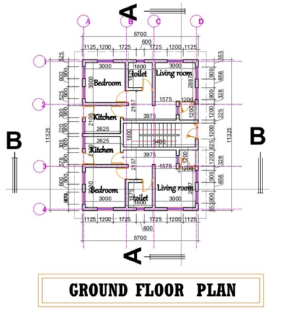 The Modern Villa Architectural Construction Drawing Design