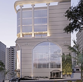 Elegant Oasis Shopping Mall Design
