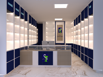 Pharmacy interior design