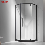 Diamond Shape Swing Door Shower Enclosure