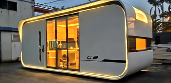 Prefab Apple Capsule House | Modern Space Capsule Homestay FH-AC01