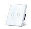 Wall Switch 2 Gang 1Way Intelligent Touch Dual Light Switch Wall Smart with Neutral Tuya Google Smart Life 600W