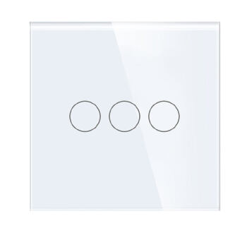 3 Gang Smart Home WIFI Glass Screen Smartphone Voice Control Touch Switch
