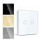 Standard Silicon Wall Touch Switch No Neutral Line Required 300W with Tempered Glass 86*86mm
