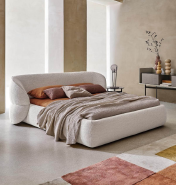 Italian Minimalist Clip Fabric Bed (Butterfly Bed)