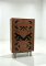 Geometric Inlaid‑Relief Solid‑Wood Tall Cabinet