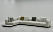 Italian Minimalist Modular Corner Fabric Sofa