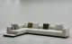 Italian Minimalist Modular Corner Fabric Sofa