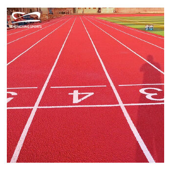 High Rebound Sandwich System Running Track 13mm Black Granules Base EPDM PU Athletic Track for Youth Fitness Center