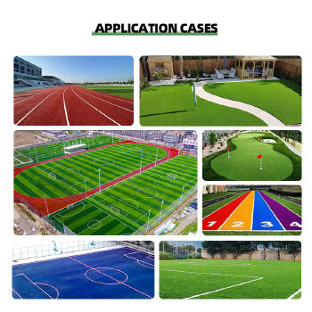 Plastic Colorful Lawn Cricket Filed Artificial Grass Indoor and Outdoor Synthetic Turf Cricket Pitches Hockey Latex Sport Club