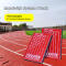 High Rebound Sandwich System Running Track 13mm Black Granules Base EPDM PU Athletic Track for Youth Fitness Center