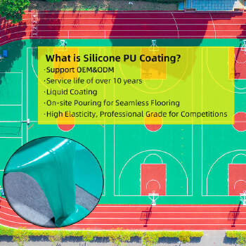 Factory Wholesale All-Weather Silicon PU Court Flooring with Polyurethane Paint for Outdoor Basketball Tennis Court
