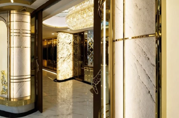 Luxury White Marble Palissandro F151 Flexible Ultra Thin Stone Veneer For Interior Walls