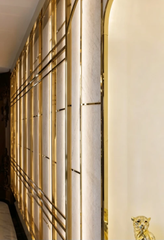Luxury White Marble Palissandro F151 Flexible Ultra Thin Stone Veneer For Interior Walls