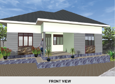 SIMPLE THREE BEDROOM HOUSE