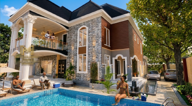 Luxury duplex plan