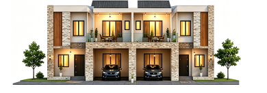 Modern five-bedroom duplex 