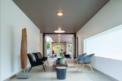 The Simple Villa Interior Furnishing Design