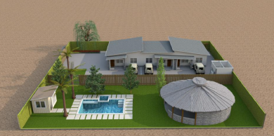 Three Flats Villa