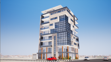 Modern mixed‑use building