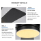 ABS Ceiling Fan 48-inch Luxury with 5-blade Three-color Variable Light Frequency LED Ceiling Fan Lamp
