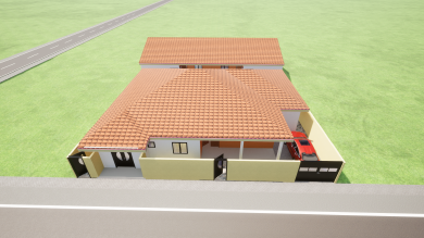 Project to build a single-story villa in Abidjan
