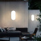 IP54 LED Bulkhead Ceiling Light Full Plastic 3CCT DIP‑switch Moisture Proof Lamp
