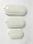 IP54 LED Bulkhead Ceiling Light Full Plastic 3CCT DIP‑switch Moisture Proof Lamp