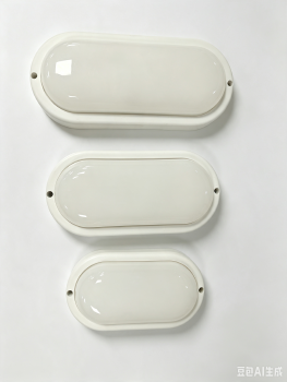 IP54 LED Bulkhead Ceiling Light Full Plastic 3CCT DIP‑switch Moisture Proof Lamp