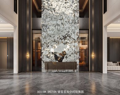 villa interior design In Guangdong Yunfu Guoyue Prefecture